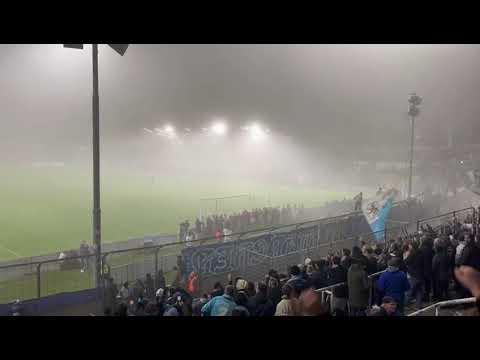 TSV 1860 München - FC Erzgebirge Aue 2:1 (03.03.2026, Siegesfeier vor der Westkurve)