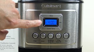 How to Use a Cuisinart Coffeemaker - Navigating the Control Panel