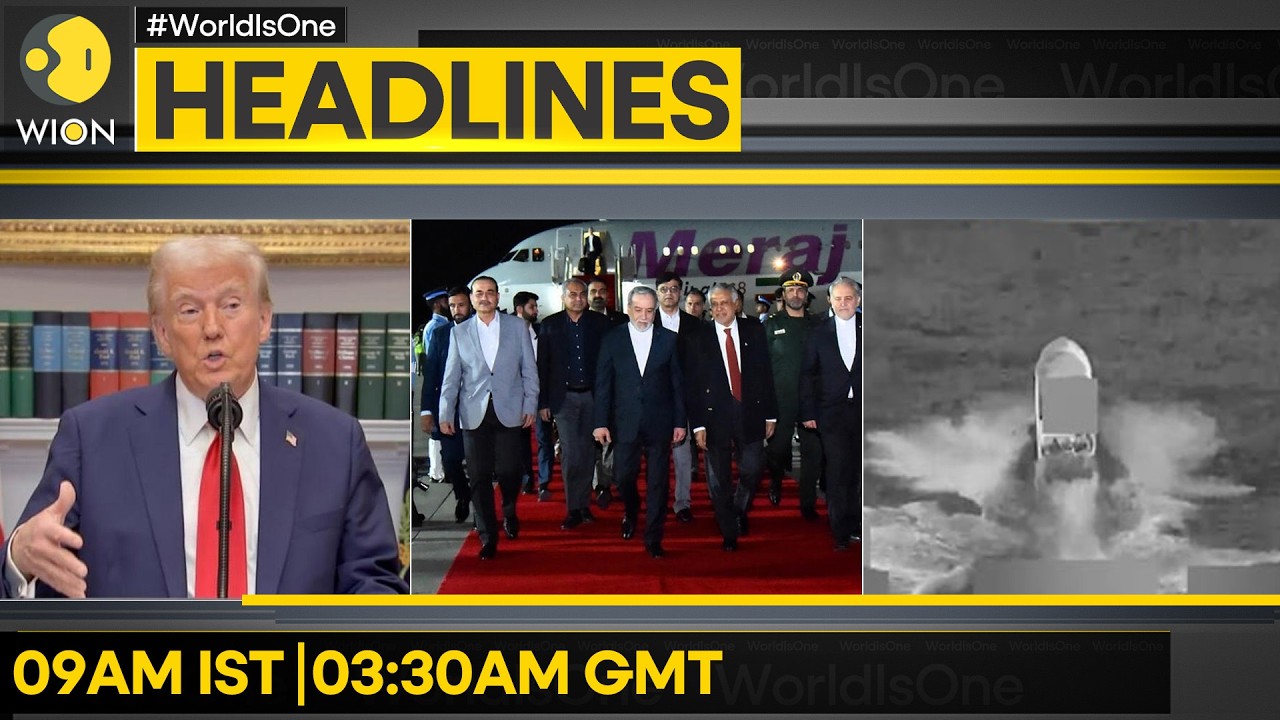 US Says Two Killed in Drug Boat Strike |Trump: Talks with 'Those In Charge' With Iran | Headlines