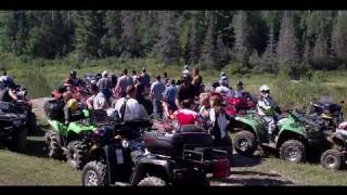 preview picture of video 'Field Ontario ATV Poker Run 2010'