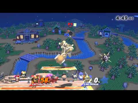 krossjosh (Captain Falcon) VS Albatross (King Dedede) - Smash 4 Friendlies