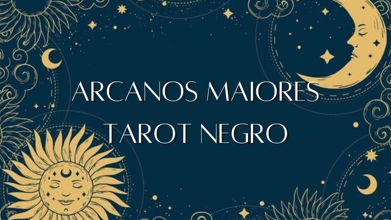 Venha aprender as palavras chaves dos arcanos maiores com o tarot negro