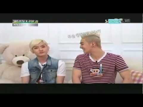 [LQ] 120621 ⓢⓑⓢ MTV K-POP #32 MC Cut ( Baekho and Ren ! )