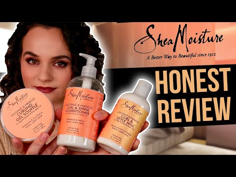 Honest Review on Shea Moisture Coconut & Hibiscus Curly Hair Products By Carolyn Marie