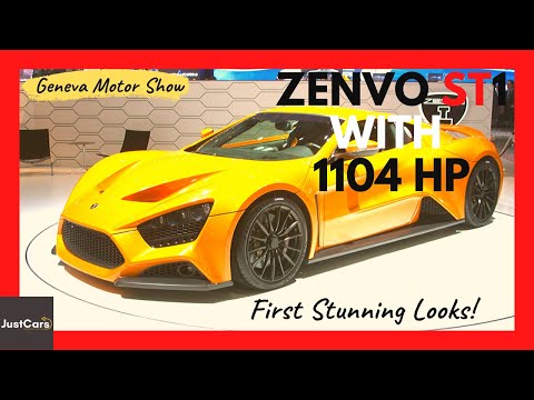 Best Sport CAR Zenvo ST1 with 1104 HP shines at Geneva Motor Show #zenvo tsr-s