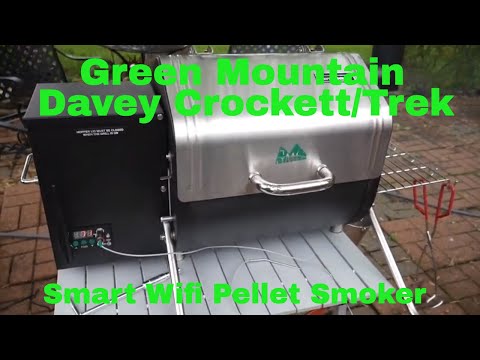 Green Mountain Smart Wifi Pellet Smoker: Davey Crockett aka Trek