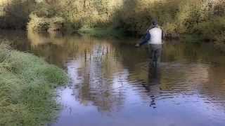 preview picture of video 'Flyfishing on the river Kyll'