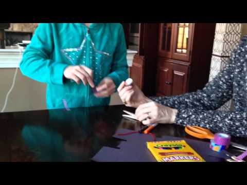 Winter craft idea: Simple Snowman Bookmarks