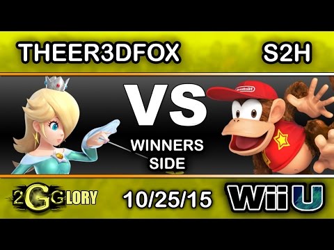2GGlory – TheeR3dFox (Rosalina) Vs. S2H (Diddy Kong) Winners Side - Smash Wii U