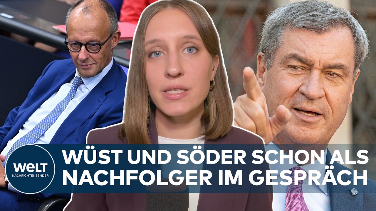 CDU IN PANIK: Merz unbeliebt – Wüst und Söder schon als Nachfolger im Gespräch
