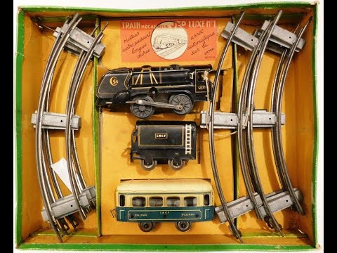 Running A Vintage JEP (France) Clockwork Train Set Train Set JEP No. 1 #JEP #CLOCKWORKTRAINS