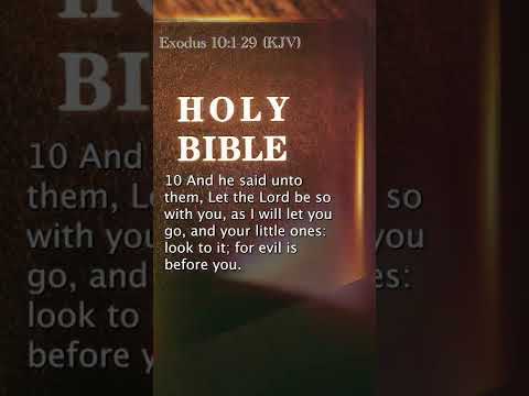 Exodus 10:1-29 (KJV)