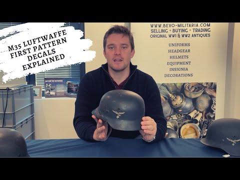 Luftwaffe first pattern decals explained - Straight leg variant name discovered | Bevo-militaria.com