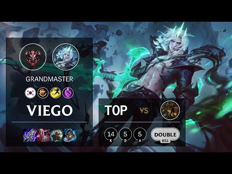 Viego Top vs Cassiopeia - KR Grandmaster Patch 11.10