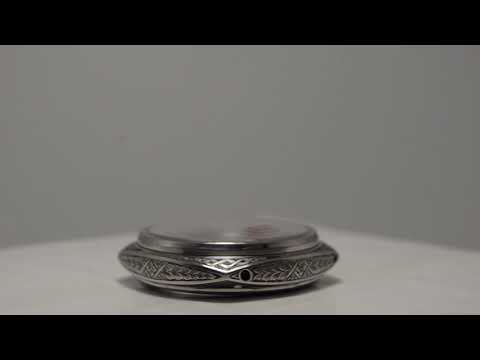 Hand engraving by Mikhail Davydov-"Panerai" style watch case for marriage/Корпус для марьяжа