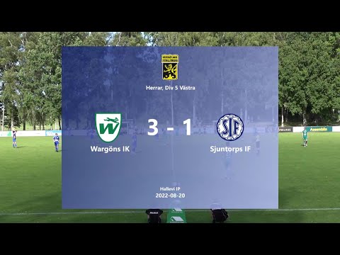 220820 Wargöns IK - Sjuntorps IF, Höjdpunkter
