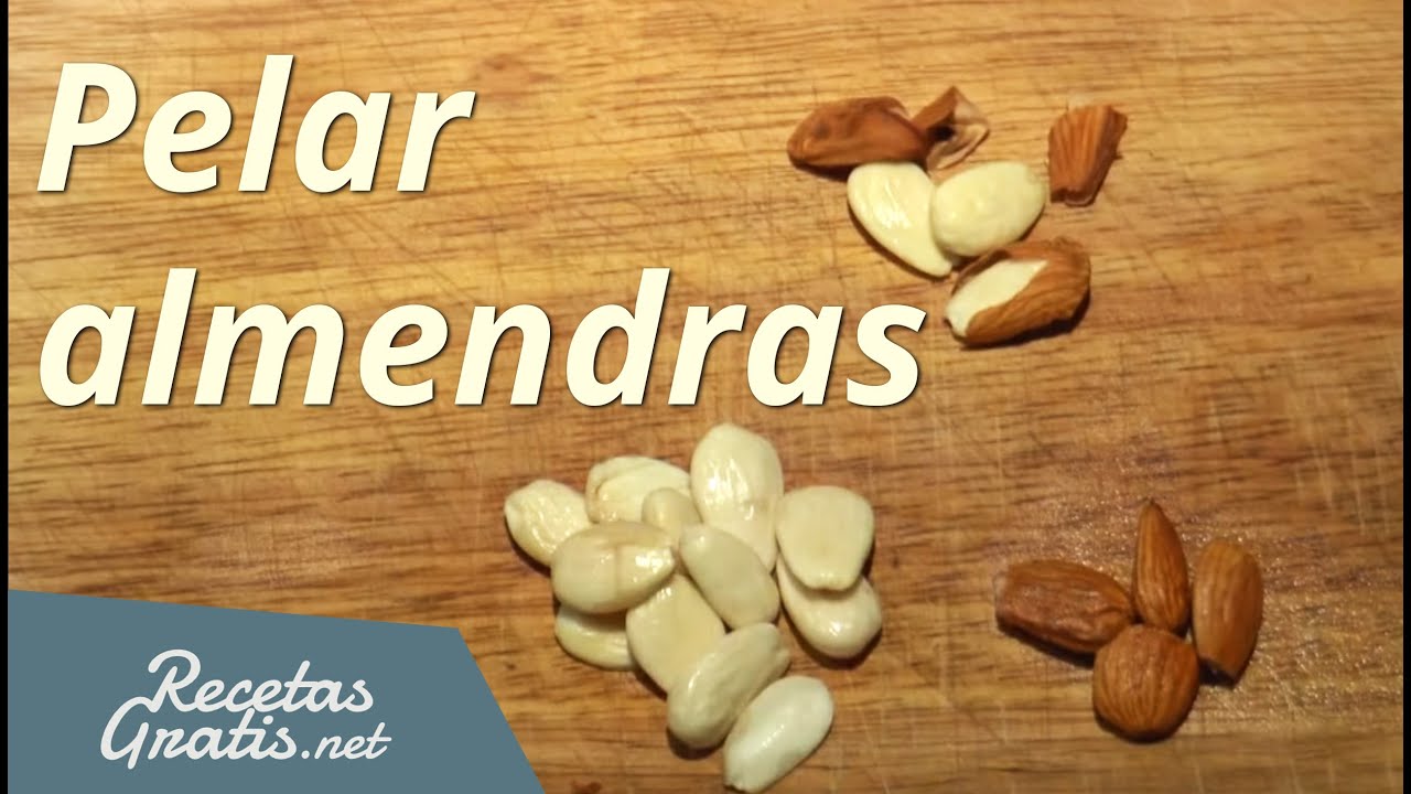 Cómo pelar almendras facilmente