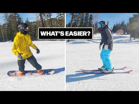 What's Easier: Skiing Or Snowboarding?