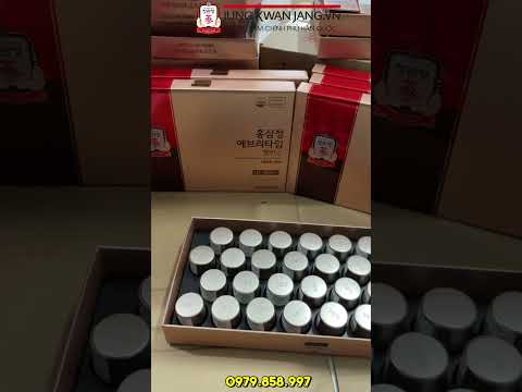 Video Mở Hộp Viên Hồng Sâm Jung Kwan Jang Vital Pill 3.75g x 30 Viên