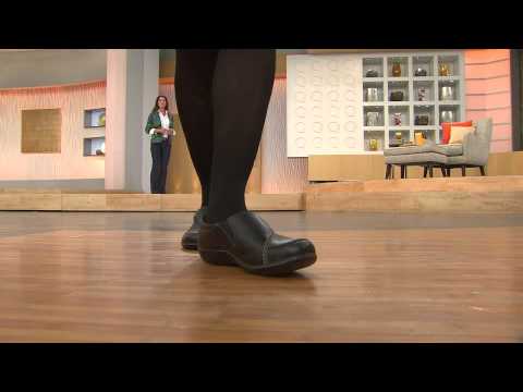 Clarks Bendables Ashland Lane Leather Slip-on Shoes with Jane Treacy