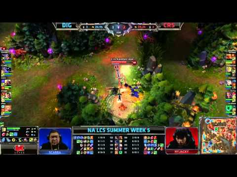 Dignitas (DIG) vs Team Curse (CRS) || NA LCS Summer 2013 W5D2 || Full Game HD