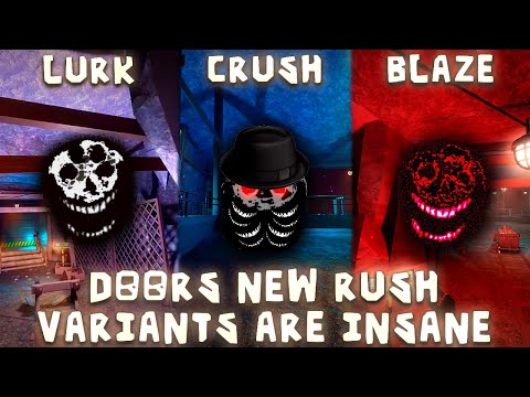 New Rush Variants in DOORS Are Insane | I CREATED New RUSH VARIANTS Based On Your Ideas in DOORS
