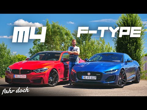 ALT vs NEU | BMW M4 Competition vs Jaguar F-Type P450 | 450 PS DAMPFAMMER | Fahr doch