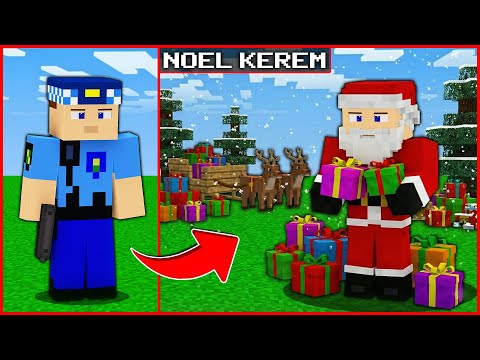 KEREM KOMİSER NOEL BABA OLDU! 😱 - Minecraft ZENGİN FAKİR HAYATI