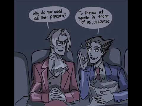 Phoenix Wright Ace Attorney Comic dub: “Popcorn Throwing”