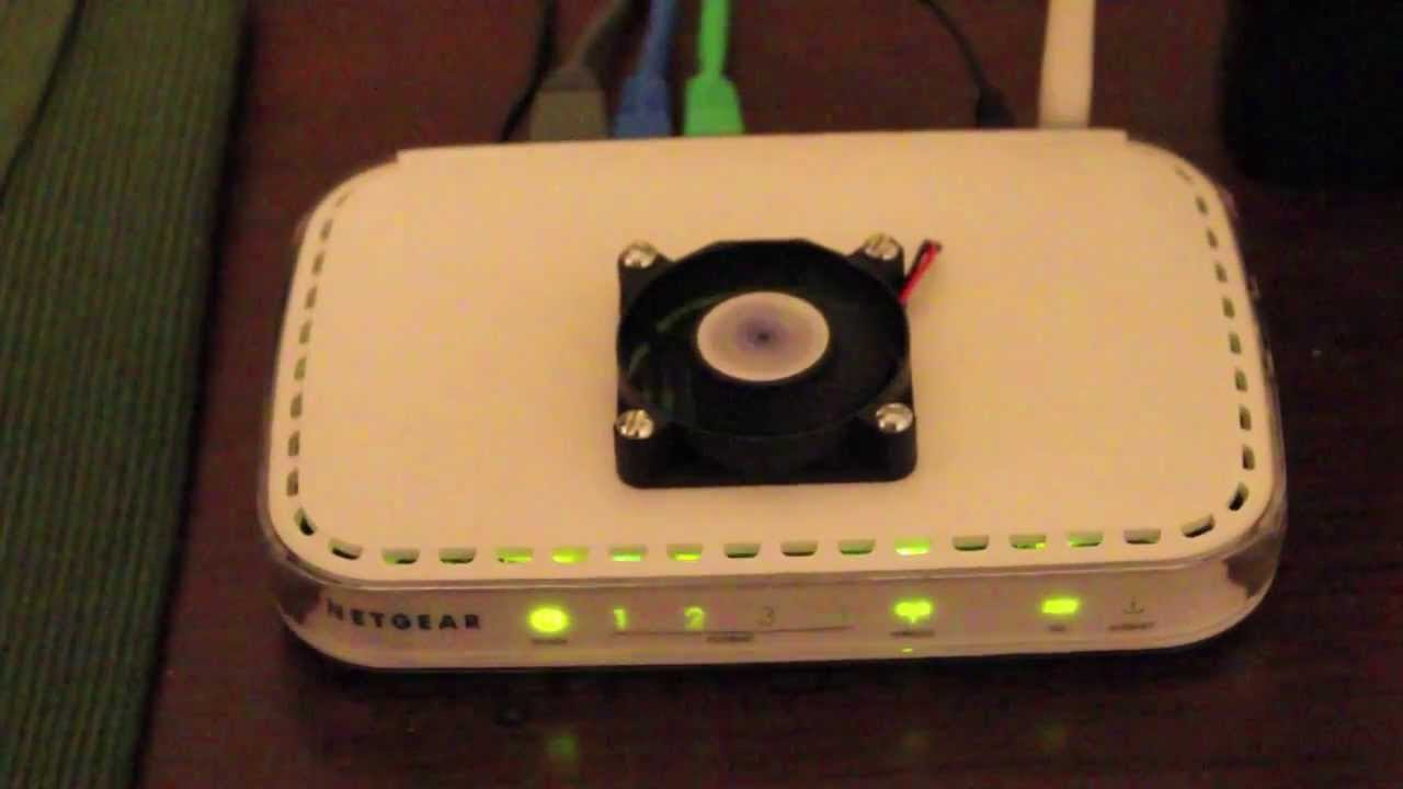 Netgear DG834Gv5 ADSL2+ Modem Router Cooling Mod