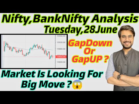 Nifty Banknifty Market Analysis For 28th June, 2022 Tuesday  with Option chain | Rishimoney