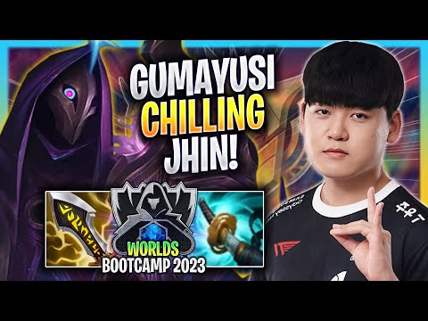 GUMAYUSI CHILLING WITH JHIN! - T1 Gumayusi Plays Jhin ADC vs Kalista! | Bootcamp 2023