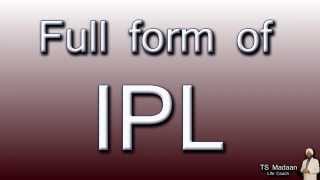 Full form of IPL