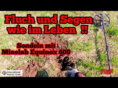Fluch und Segen auf dem Kirchenacker! Sondeln mit Minelab Equinox 600 Metalldetektor Metaldetecting