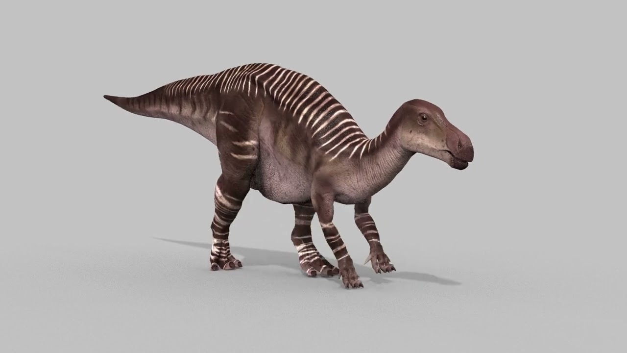 Iguanodon Lives 8K - 3d animated model 3D Model
