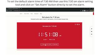How To Set An Alarm For 7:30 AM