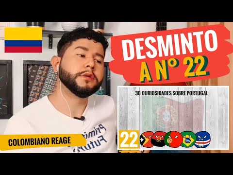 Hispânico 🇨🇴 reage a "30 curiosidades sobre Portugal"