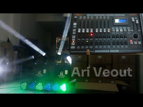 Tutorial for making circle beam and parled, dmx crcodile 2024