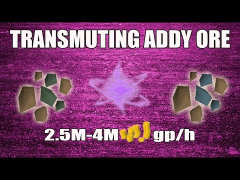[Runescape 3] Divination Money Making Guide | Transmuting Addy to Runite Ore | 2.5M-4M gp/h