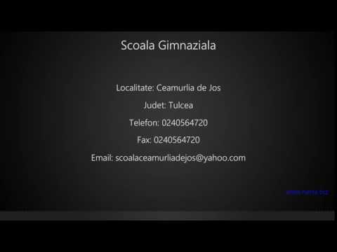 Scoala Gimnaziala Ceamurlia de Jos