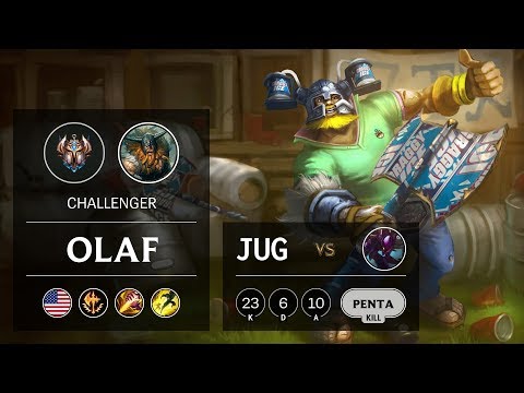 Olaf Jungle vs Kha'Zix - NA Challenger Patch 9.24