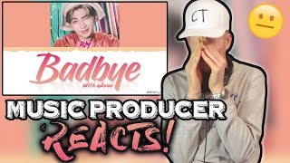 Music Producer Reacts to RM - Bad Bye (with eAeon)