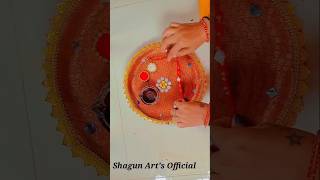 RakshaBandhan Thali Decor idea | Pooja Thali Decoration | Aarti Thali  Decoration #Diy #poojathali