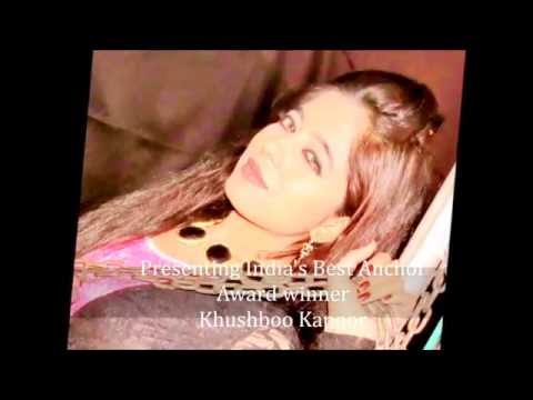 Khushboo Kapoor Anchor Khushboo Kapoor's Show with Indian Cricket Team Captain MS DHONI