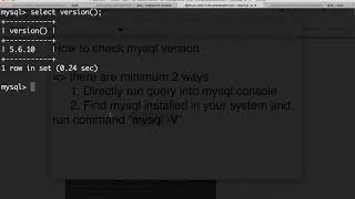Mysql Mysql
