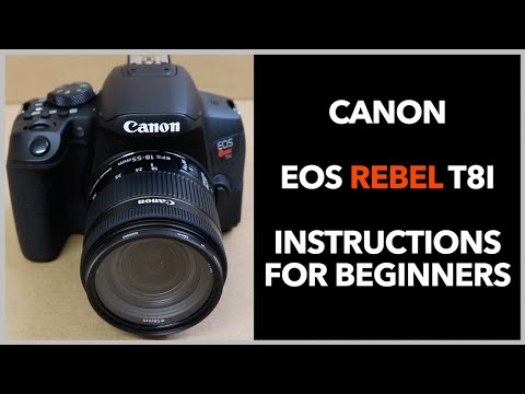 Canon EOS Rebel T8i Instructions & Review (Quick Start Guide) Tutorial for Beginners (Part 1)