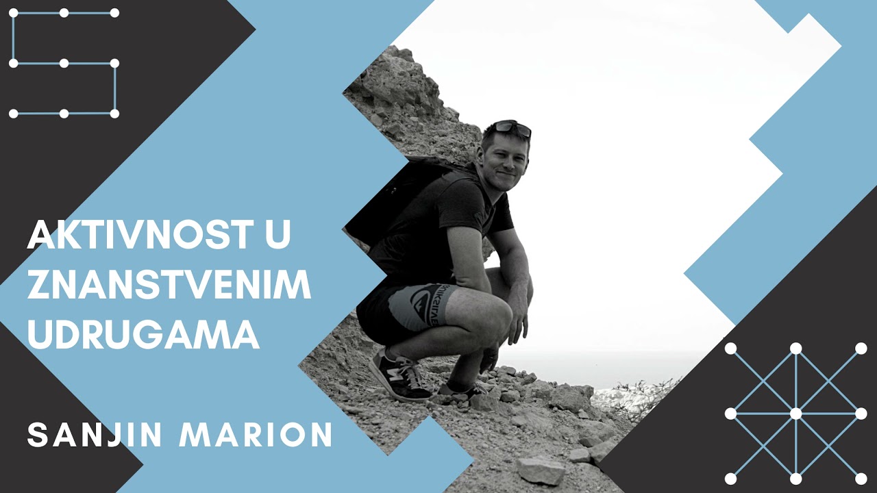 Znanstvene udruge #1: Aktivnost u znanstvenim udrugama, Sanjin Marion