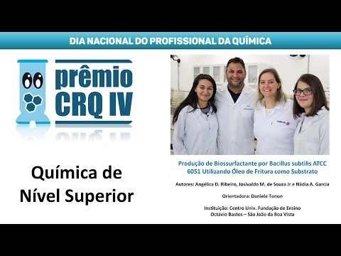 Prêmio CRQ-IV 2019 - Química de Nível Superior