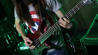 Dream Evil - The Book of Heavy Metal (bass cover by Defiant)