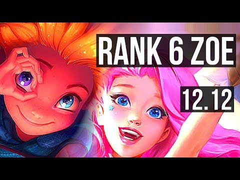 ZOE vs SERAPHINE (MID) | Rank 6 Zoe, 6/2/13 | KR Challenger | 12.12